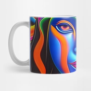 Catgirl DMTfied (15) - Trippy Psychedelic Art Mug